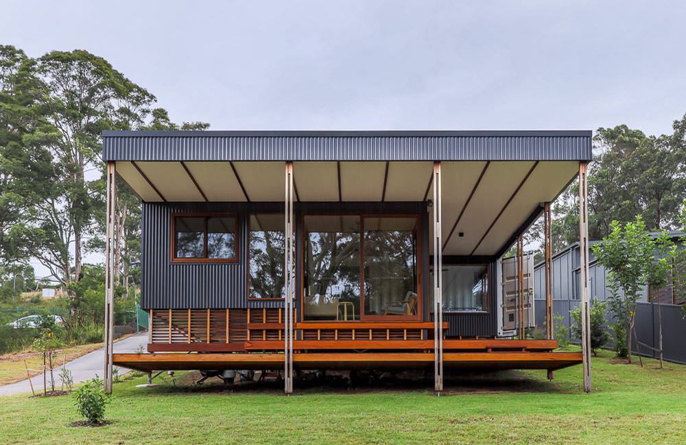 Shipping Container Home Intended for Manageable Family Living – Australia别墅